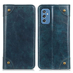 Funda de Cuero Cartera con Soporte Carcasa M04L para Samsung Galaxy M52 5G Azul