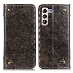 Funda de Cuero Cartera con Soporte Carcasa M04L para Samsung Galaxy S21 5G Bronze