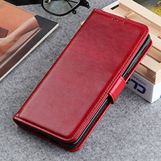 Funda de Cuero Cartera con Soporte Carcasa M05L para Motorola Moto Edge Plus (2022) 5G Rojo