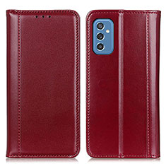 Funda de Cuero Cartera con Soporte Carcasa M05L para Samsung Galaxy M52 5G Rojo