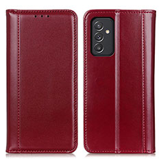 Funda de Cuero Cartera con Soporte Carcasa M05L para Samsung Galaxy Quantum2 5G Rojo