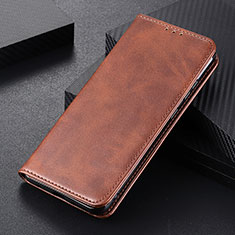 Funda de Cuero Cartera con Soporte Carcasa M05L para Samsung Galaxy S21 Ultra 5G Marron