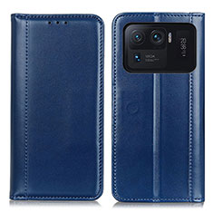 Funda de Cuero Cartera con Soporte Carcasa M05L para Xiaomi Mi 11 Ultra 5G Azul