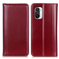 Funda de Cuero Cartera con Soporte Carcasa M05L para Xiaomi Mi 11X Pro 5G Rojo