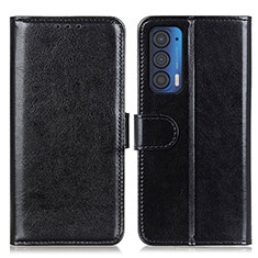 Funda de Cuero Cartera con Soporte Carcasa M07L para Motorola Moto Edge (2021) 5G Negro