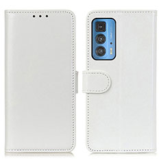 Funda de Cuero Cartera con Soporte Carcasa M07L para Motorola Moto Edge S Pro 5G Blanco