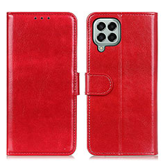 Funda de Cuero Cartera con Soporte Carcasa M07L para Samsung Galaxy M33 5G Rojo
