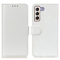 Funda de Cuero Cartera con Soporte Carcasa M07L para Samsung Galaxy S21 5G Blanco