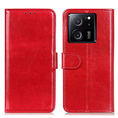Funda de Cuero Cartera con Soporte Carcasa M07L para Xiaomi Mi 13T Pro 5G Rojo