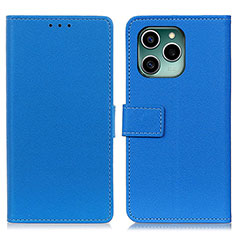 Funda de Cuero Cartera con Soporte Carcasa M08L para Huawei Honor 60 SE 5G Azul