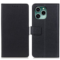 Funda de Cuero Cartera con Soporte Carcasa M08L para Huawei Honor 60 SE 5G Negro