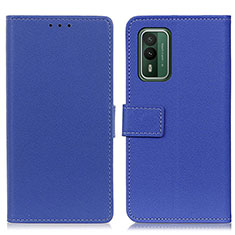 Funda de Cuero Cartera con Soporte Carcasa M08L para Nokia XR21 Azul