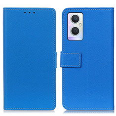 Funda de Cuero Cartera con Soporte Carcasa M08L para OnePlus Nord N20 5G Azul