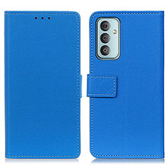 Funda de Cuero Cartera con Soporte Carcasa M08L para Samsung Galaxy M23 5G Azul