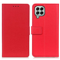 Funda de Cuero Cartera con Soporte Carcasa M08L para Samsung Galaxy M33 5G Rojo