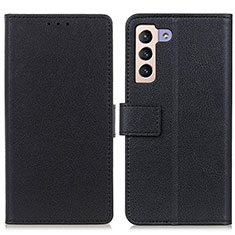 Funda de Cuero Cartera con Soporte Carcasa M08L para Samsung Galaxy S21 Plus 5G Negro