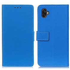 Funda de Cuero Cartera con Soporte Carcasa M08L para Samsung Galaxy Xcover Pro 2 5G Azul