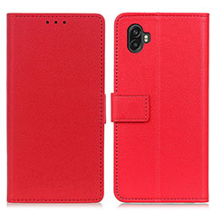 Funda de Cuero Cartera con Soporte Carcasa M08L para Samsung Galaxy Xcover Pro 2 5G Rojo