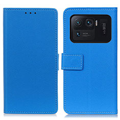 Funda de Cuero Cartera con Soporte Carcasa M08L para Xiaomi Mi 11 Ultra 5G Azul