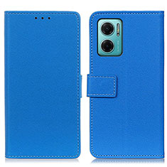 Funda de Cuero Cartera con Soporte Carcasa M08L para Xiaomi Redmi Note 11E 5G Azul