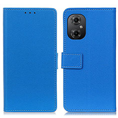 Funda de Cuero Cartera con Soporte Carcasa M08L para Xiaomi Redmi Note 11R 5G Azul