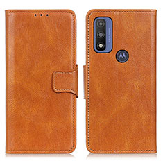 Funda de Cuero Cartera con Soporte Carcasa M09L para Motorola Moto G Pure Marron