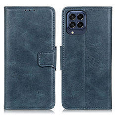 Funda de Cuero Cartera con Soporte Carcasa M09L para Samsung Galaxy M53 5G Azul