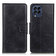 Funda de Cuero Cartera con Soporte Carcasa M09L para Samsung Galaxy M53 5G Negro