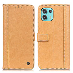 Funda de Cuero Cartera con Soporte Carcasa M10L para Motorola Moto Edge 20 Lite 5G Marron