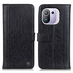 Funda de Cuero Cartera con Soporte Carcasa M10L para Xiaomi Mi 11 Pro 5G Negro