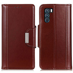 Funda de Cuero Cartera con Soporte Carcasa M11L para Oppo K9 Pro 5G Marron