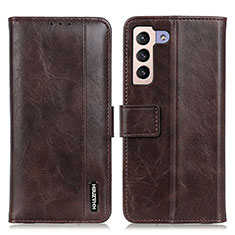 Funda de Cuero Cartera con Soporte Carcasa M11L para Samsung Galaxy S23 Plus 5G Marron