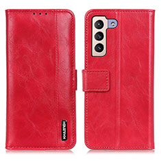 Funda de Cuero Cartera con Soporte Carcasa M11L para Samsung Galaxy S24 Plus 5G Rojo