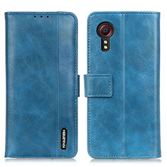 Funda de Cuero Cartera con Soporte Carcasa M11L para Samsung Galaxy XCover 5 SM-G525F Azul
