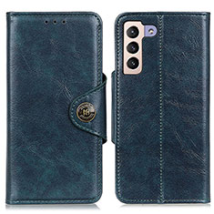 Funda de Cuero Cartera con Soporte Carcasa M12L para Samsung Galaxy S21 FE 5G Azul