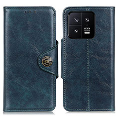 Funda de Cuero Cartera con Soporte Carcasa M12L para Xiaomi Mi 13 5G Azul