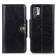 Funda de Cuero Cartera con Soporte Carcasa M12L para Xiaomi POCO M3 Pro 5G Negro