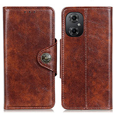 Funda de Cuero Cartera con Soporte Carcasa M12L para Xiaomi Redmi Note 11R 5G Marron