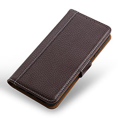 Funda de Cuero Cartera con Soporte Carcasa M14L para Samsung Galaxy M02s Marron