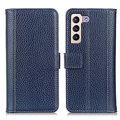 Funda de Cuero Cartera con Soporte Carcasa M14L para Samsung Galaxy S23 Plus 5G Azul