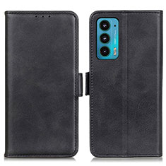 Funda de Cuero Cartera con Soporte Carcasa M15L para Motorola Moto Edge 20 5G Negro