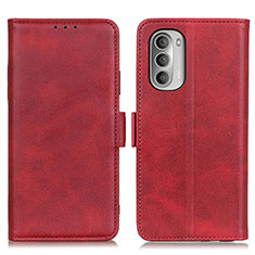 Funda de Cuero Cartera con Soporte Carcasa M15L para Motorola Moto G Stylus (2022) 5G Rojo