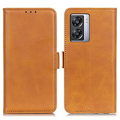 Funda de Cuero Cartera con Soporte Carcasa M15L para OnePlus Nord N300 5G Marron Claro