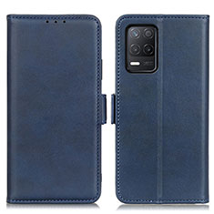 Funda de Cuero Cartera con Soporte Carcasa M15L para Realme 8 5G Azul