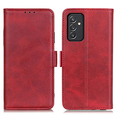 Funda de Cuero Cartera con Soporte Carcasa M15L para Samsung Galaxy Quantum2 5G Rojo