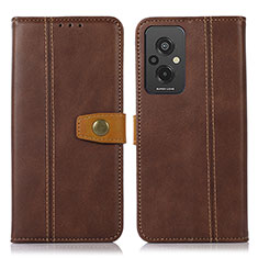 Funda de Cuero Cartera con Soporte Carcasa M16L para Xiaomi Redmi 11 Prime 4G Marron