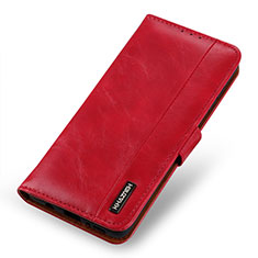 Funda de Cuero Cartera con Soporte Carcasa M25L para Samsung Galaxy S21 Plus 5G Rojo