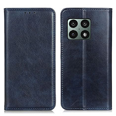Funda de Cuero Cartera con Soporte Carcasa N01P para OnePlus 10 Pro 5G Azul