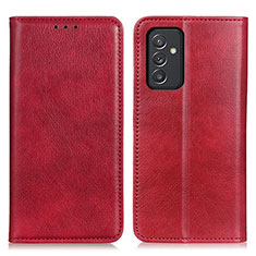 Funda de Cuero Cartera con Soporte Carcasa N01P para Samsung Galaxy A15 5G Rojo
