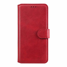 Funda de Cuero Cartera con Soporte Carcasa N02 para Huawei P40 Pro Rojo